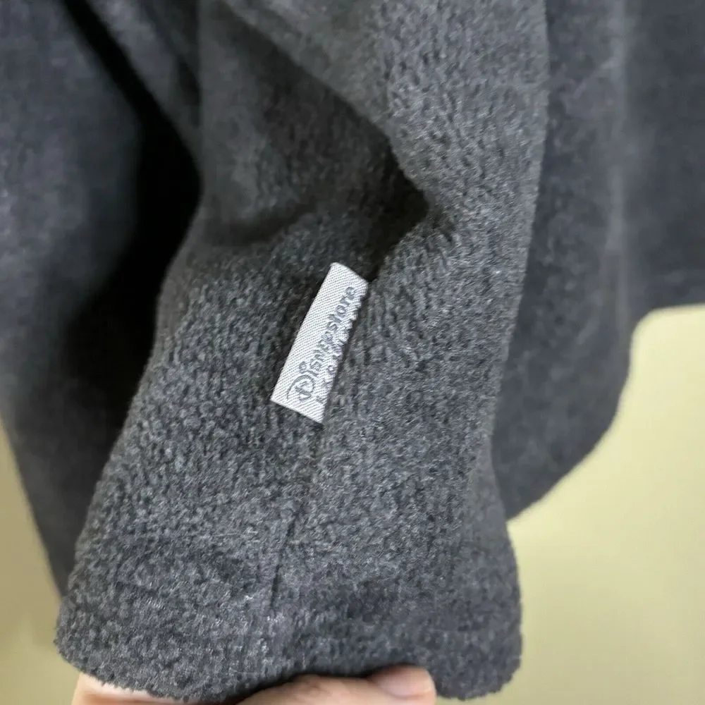 Disney Store Fleece Sweatshirt Jacket Womens XXL Gray Winnie The Pooh Eeyore‎